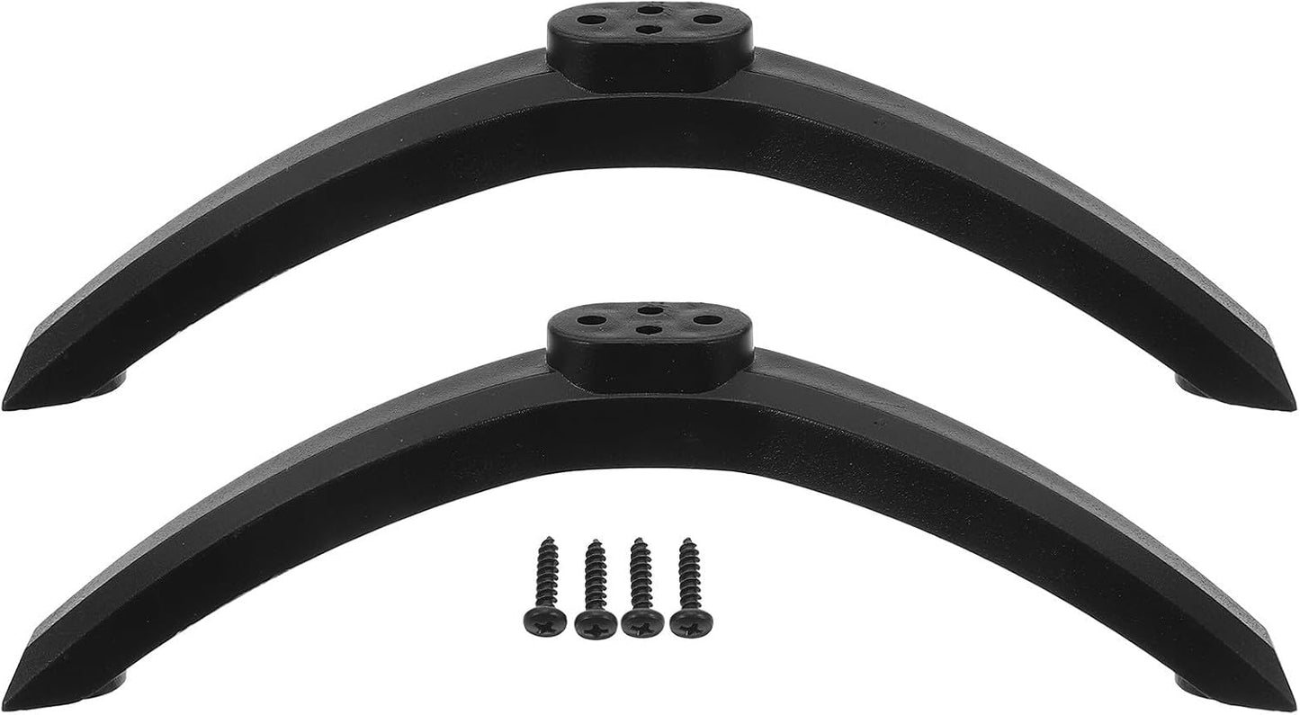 CONGARTENO 50 Inch Tv Stand Legs and Base with Screws for Televisions Plastic Desktop Tv Riser Feet Compatible