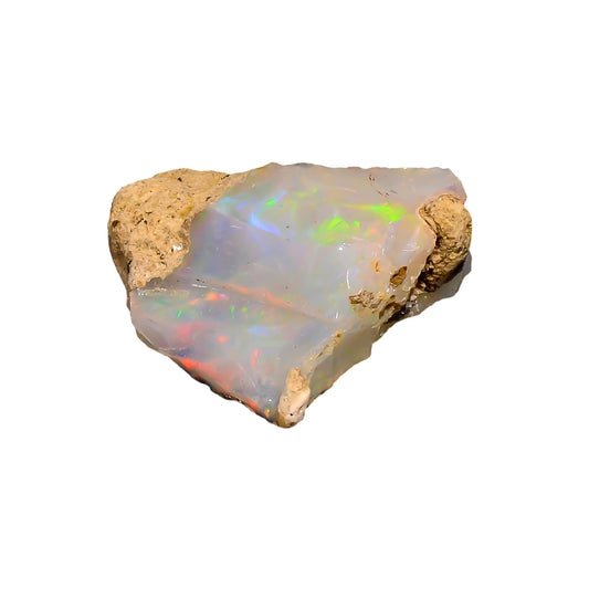 11.5+ Carat, YASHEE Natural Raw Ethiopian Opal Gemstone, Real Rough Crystals, Chakra Healing, Wholesale Lot, Wire Wrapping, Rock Stone, Birthstone, Crafts & DIY, AA+ Quality For Jewelry Making