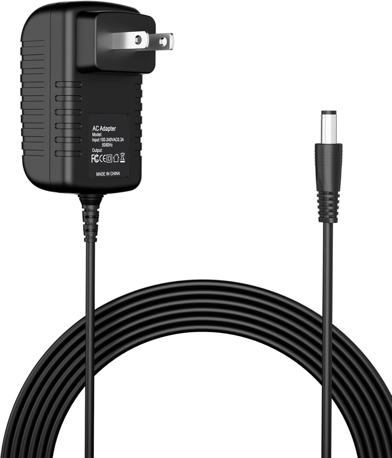 MDCGPower 13V 1A 5.5mm 2.5mm 4 DC Power Supply DC Adapter DC Power Cord with x DC Jack, Feet Cable for LED Strip