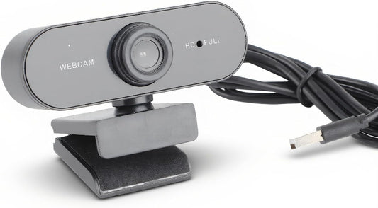 ASHATA 4K 2K 2560 1440 Webcam, Video, x Resolution, Built-in Microphone, Auto Focus, Plug and Play, Black