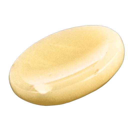 Anaya Agate Yellow Aventurine Worry Stones Certified Crystal Thumb Worry Stone for Anguish, Relaxing and Soothing Balance Stones for Meditation Stress Relief Crystals and Healing Stones for Men, Women