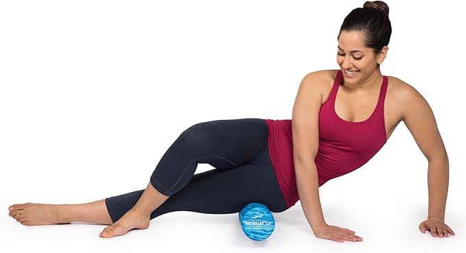 OPTP PRO-Roller Soft Density Foam Roller ??Low Density Soft Foam Roller for Physical Therapy, Pilates, Yoga Foam Roll Exercises, and Muscle Recovery - Blue 36" x 4"
