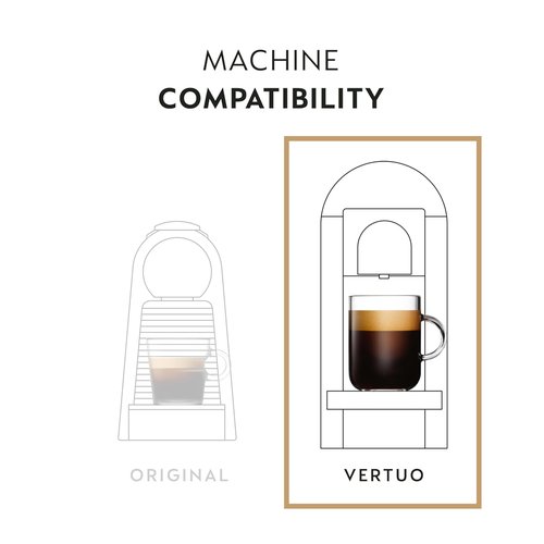 Nespresso Vertuo Inizio Medium Roast Coffee Capsules - 30-Count Pods for 5.0oz Brews