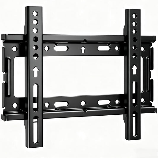 Alrhipvm 17-43 inch 66lb, VESA200x200mm Fixed TV Wall Mount Bracket, Low Profile for Most LED LCD OLED Flat Curved