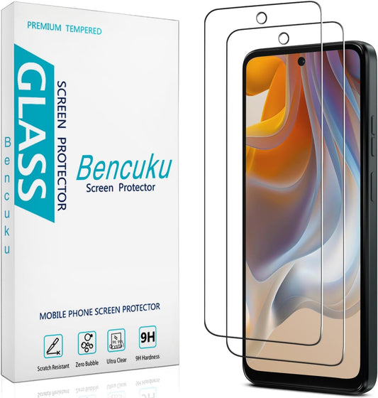 2 Pack 5G (2025) Designed for Motorola Moto G Tempered Glass Screen Protector, Anti Scratch, Bubble Free