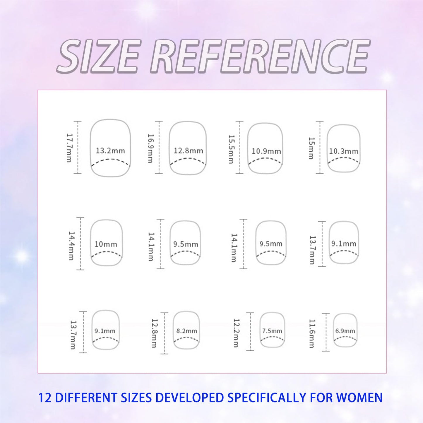 Square Press on Nails Short Fake Nails Press ons with Cute Colorful Flower Designs Glossy Glue on Nails Acrylic Reusable False Nails Red Full Cover Stick on Nails for Women Girls 24 Pcs
