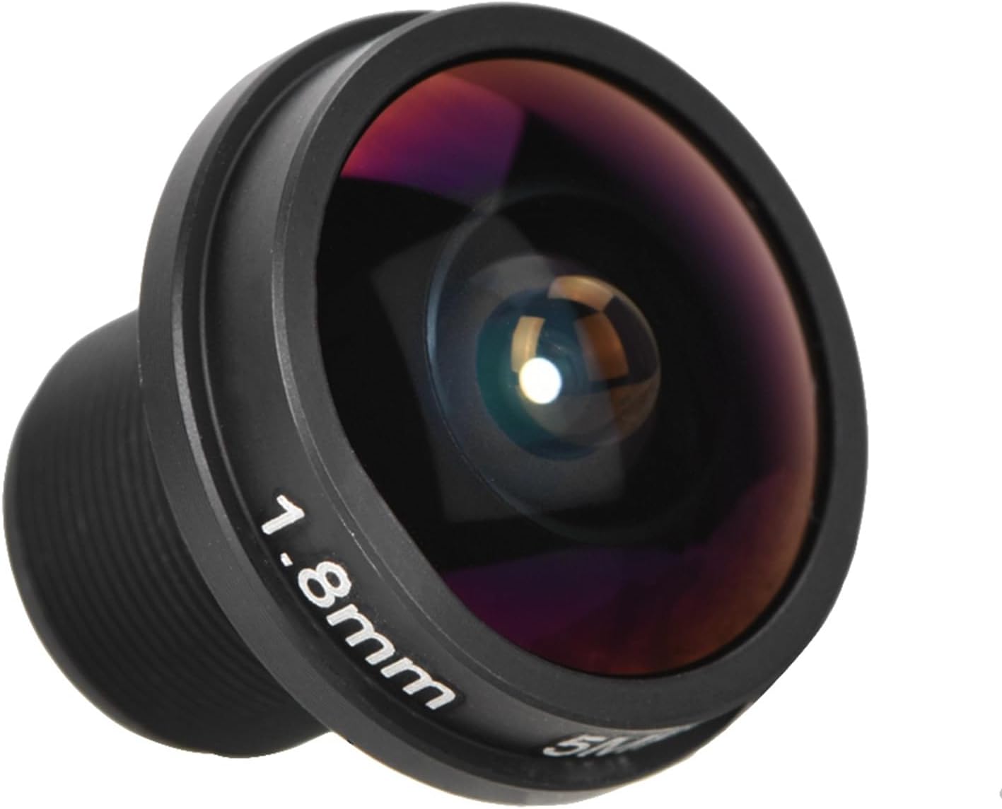 GEERYZHE 1.8mm 180 5MP 1/3inch 1/4inch Fisheye Lens Thread Wide Angle CCTV Camera Lens, HD for Surveillance, Compatible