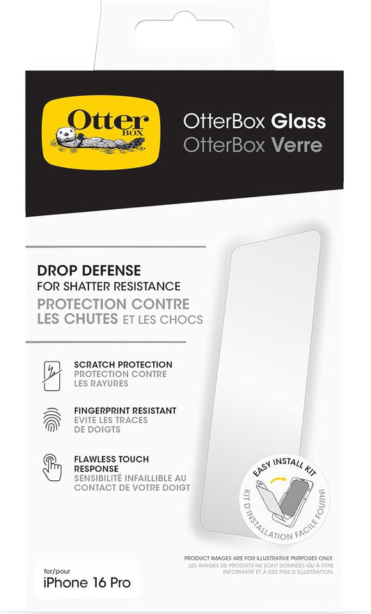 16 OtterBox iPhone Pro Glass Screen Protector