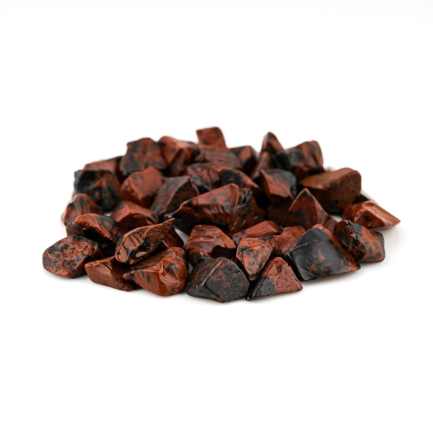 ColouredRocks 100 carats Mahogany Obsidian Crystals, Raw Stones, Rough Gemstones, Jewelry Making Supply, Cabbing, Polishing, Cutting, DIY, Crafts (35+pcs) (10-15mm)