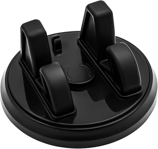Brvlsoc 360 Rotatable Car Phone Mount with Three-Point Dashboard Support Washable Adhesive Holder for Smartphones & GPS