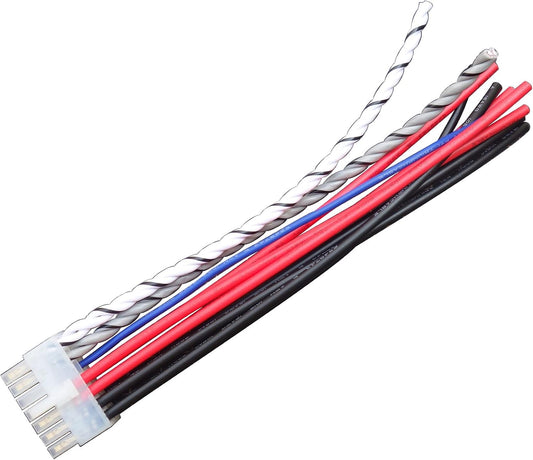 Anyqinsog 14-pin PWE-S8 Power Speaker Input Harness Compatible with Alpine Car Audio Subwoofer Active Amplifier Auto