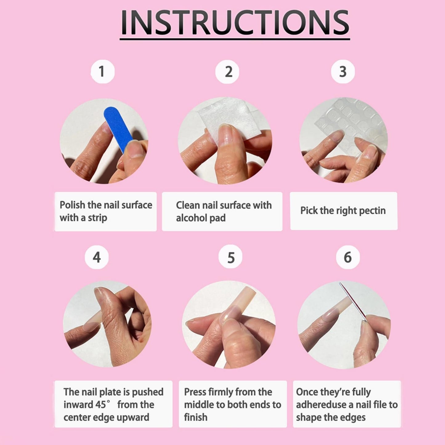 Octoswave Medium Press on Nails Almond Fake Nails 3D Bow Artificial Nail Glossy Rhinestones Charm Stick on Nail for Women 24pcs