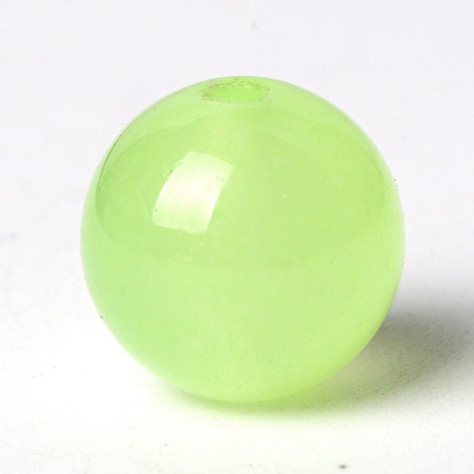 100Pcs Natural Stone 8mm Mint Green Jasper Round Loose Gemstone Energy Healing Beads Hole Size 1mm DIY Smooth Beads for Bracelet Necklace Earrings Jewelry Making
