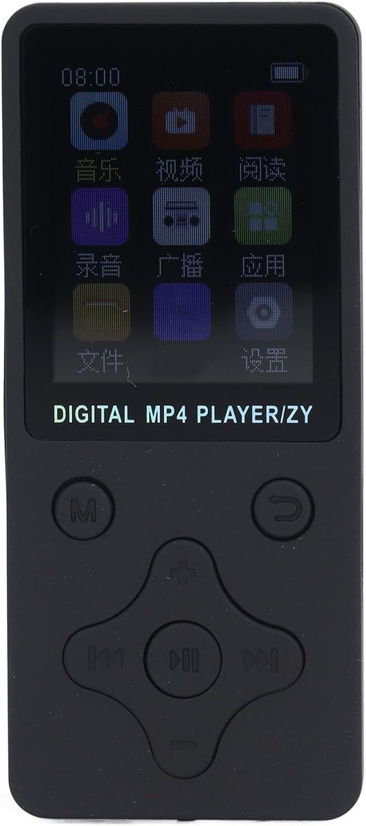 Yunseity 64GB MP3 1.8 Inch Mp4 Mp3 Player with BT and, LCD Screen Player with Spotify, HiFi Lossless Portable HiFi