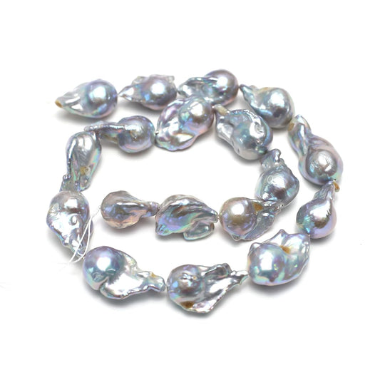 QSLLER Baroque Pearl Beads Irregular Natural Freshwater Cultured Pearl Beads for Jewelry Making Neckalce Craft DIY