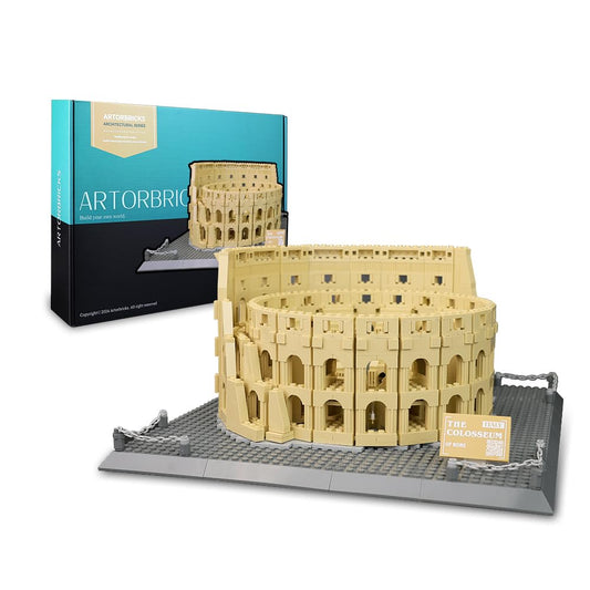 ArtorBricks Architectural The Roman Colosseum Building Large Collection Building Set Model Kit and Gift for Adults(1758Pieces)