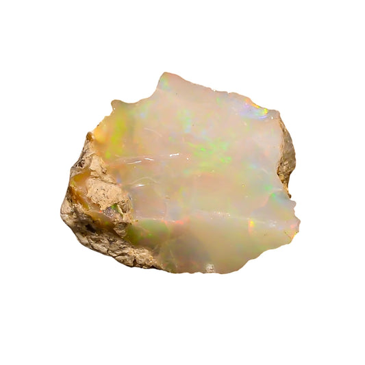 12.5+ Carat, YASHEE Natural Raw Ethiopian Opal Gemstone, Real Rough Crystals, Chakra Healing, Wholesale Lot, Wire Wrapping, Rock Stone, Birthstone, Crafts & DIY, AA+ Quality For Jewelry Making