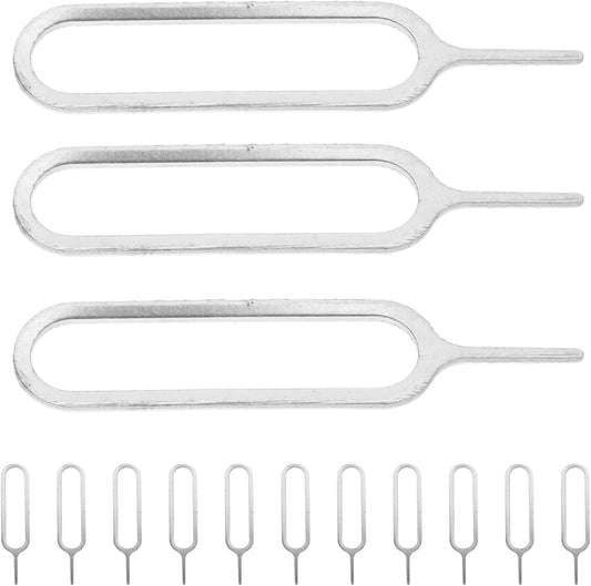 500pcs Homoyoyo Sim Tray Extraction Tool and Sim Remover Needles for Phone Removal Universal Silver Ejector Pins