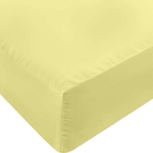 Utopia Bedding Queen Fitted Sheet - Soft Microfiber - Deep Pocket - Fade Resistant - Yellow