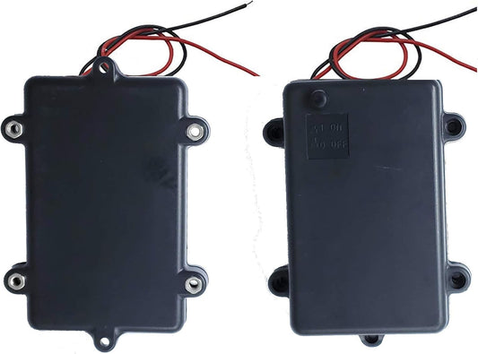 AMX3d 3AA 2 Pack Low Voltage Power Solutions: Water Resistant Battery Holders Battery Cases with AAA Battery Adapters