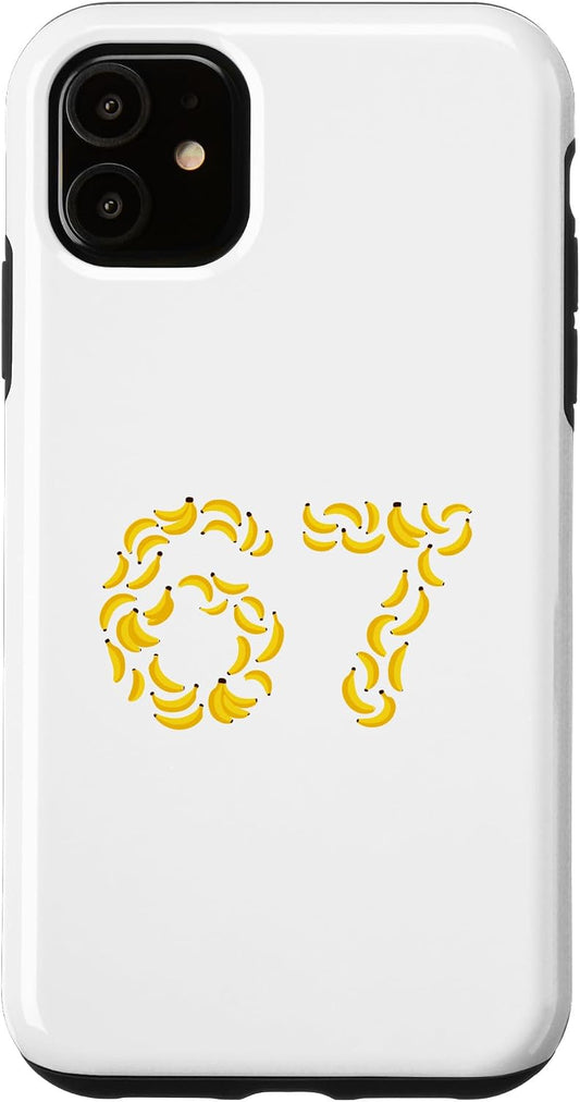 67 Bananas Six Seven 11 Case for iPhone