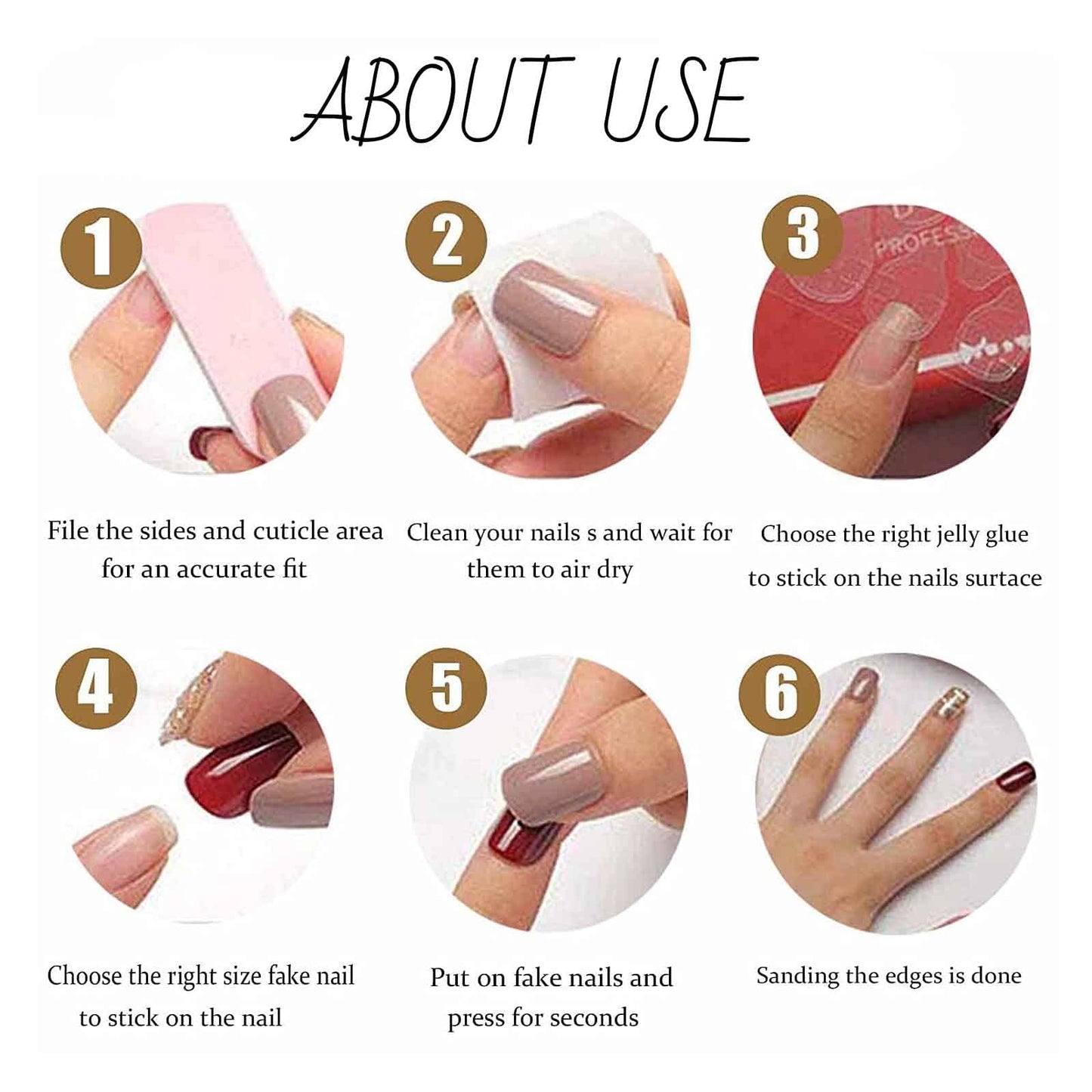 Hkanlre Coffin Press on Nails Pink Fake Nails Tips Full Cover Almond False Medium Cat Eyes Nails for Women 24PCS