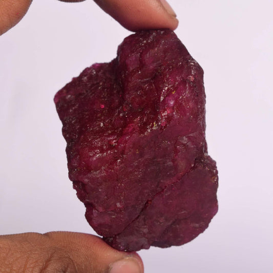 GEMHUB A Grade Natural Raw Rough Red Ruby 431.50 Ct Healing Crystal Rough Ruby Stone for Cabbing