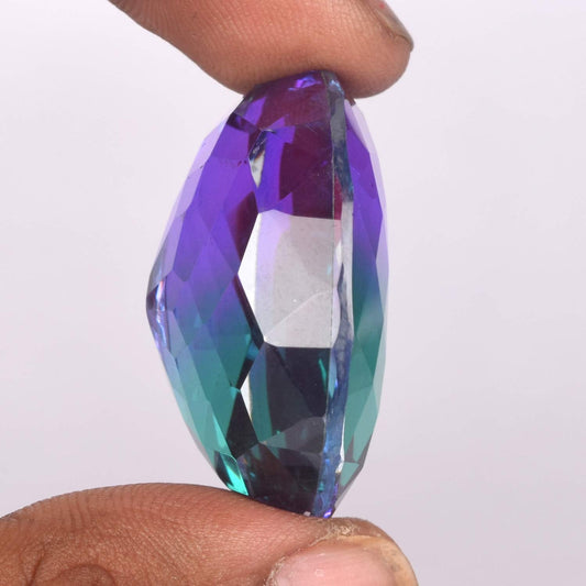 Gemhub Loose Gemstone Bracelet Jewelry Making - Multi Ametrine Oval Cut, 85.50CT Faceted Birthstone Bracelet