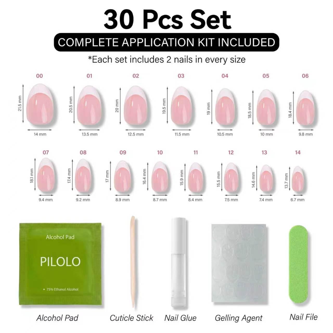 PILOLO Press On Nails Leopard Print, Almond Acrylic Press On Nails, Cheetah Print Fake Nails Glue On, Medium Full Cover Reusable Stick On False Nail Tips for Women Girls (Emerald Wild)