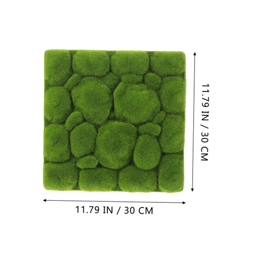 Healifty Green Home Decor Artificial Moss for Planters, 3pcs 11.8x11.8 inches Fake Moss Mat, Decorative Faux Moss, Craft Moss for DIY Terrariums Gardenning Art Wall Decor Florist Decor