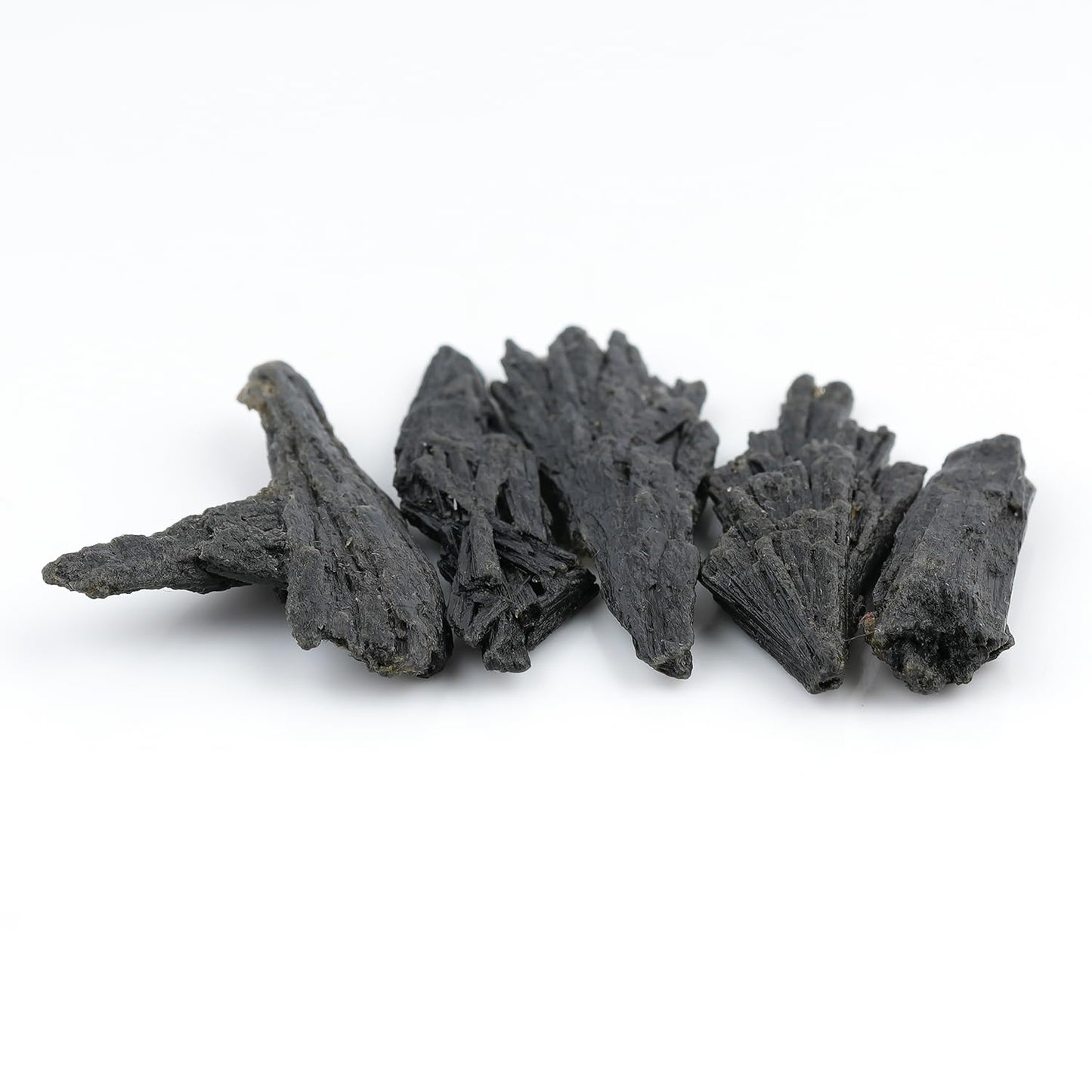ColouredRocks 5pcs Black Kyanite Wings Crystals, Raw Stones, Rough Gemstones, Jewelry Making Supply, Cabbing, Polishing, Cutting, DIY, Crafts (50+ carats.) (20-30mm)