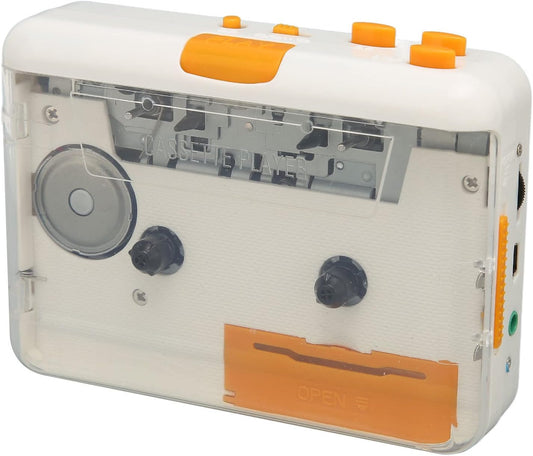 ASHATA Cassette Cassette MP3 Cassettes /MP3 Portable Player, Audio Player Tape to Converter Compatible with Laptops