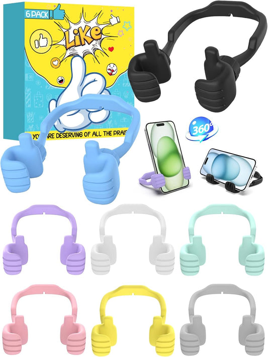 CALDEVER 8) Stocking Stuffers for Men Women Teens Kids Gifts for Men Christmas: Thumbs Up Lazy Phone Stand Holder Funny
