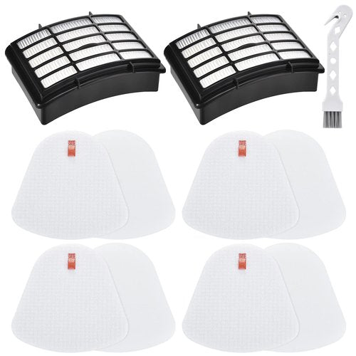 Aryavos 2 Hepa +4 Foam & Felt Filters Replacement for Shark Navigator Lift-Away Vacuum NV350, NV351, NV352, NV355, NV356E, NV357, NV360, NV370, NV391, UV440, UV490, UV540, UV550, Part XFF350 XHF350