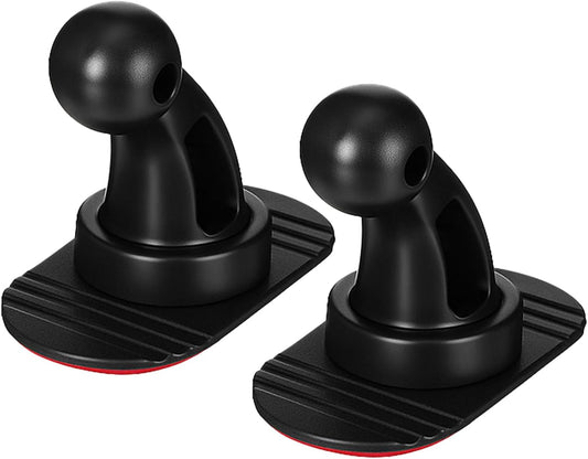 Andibro 2Pack 17mm Adhesive Ball Mount Replacement with Sticky Adhesive Pads, Sticky Ball Mount for Car Dashboard