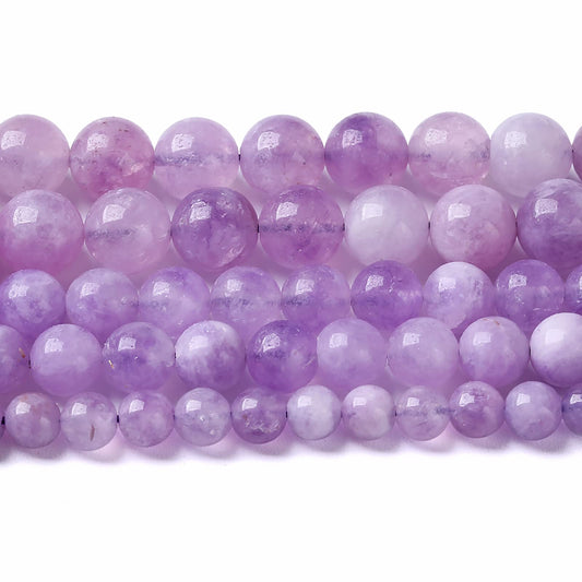 10MM 36PCS Natural Stone Lavender Amethyst Crystal Beads for Jewelry Making DIY Bracelet