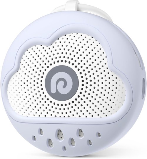 Dreamegg White Noise Machine - Portable Baby Sound Machine with 21 Soothing Sounds & Silicone Cover | Blue