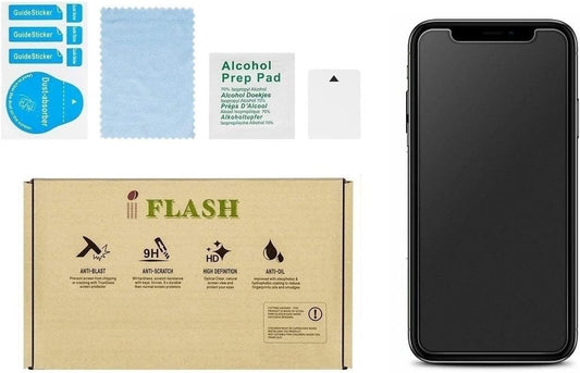 11 IFLASH iPhone Screen Protector, Matte Tempered Glass Shield for Apple iPhone / XR - Anti Glare/Face ID