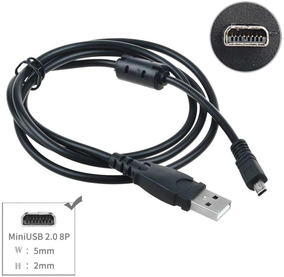 3.3ft DSLR-A300 A300 USB PC Data Sync Cable Cord for Sony Camera Alpha K DSLR