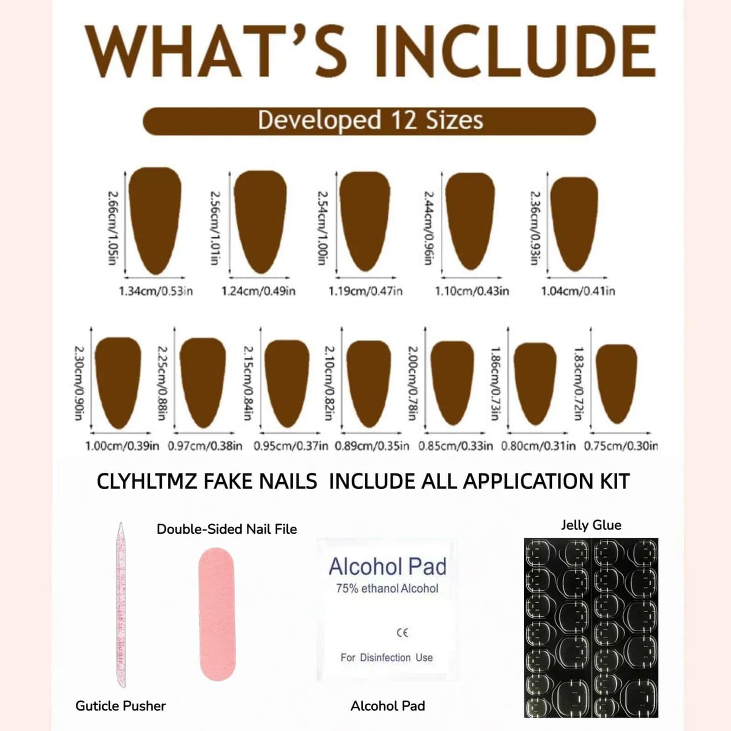 Short Almond Press on Nails Wine Red Full Cover False Nails with Bowknot Design Glossy with Cherry Design Acrylic Glue on Nails Removable Stick on Nails for Women Girls 30 Pcs