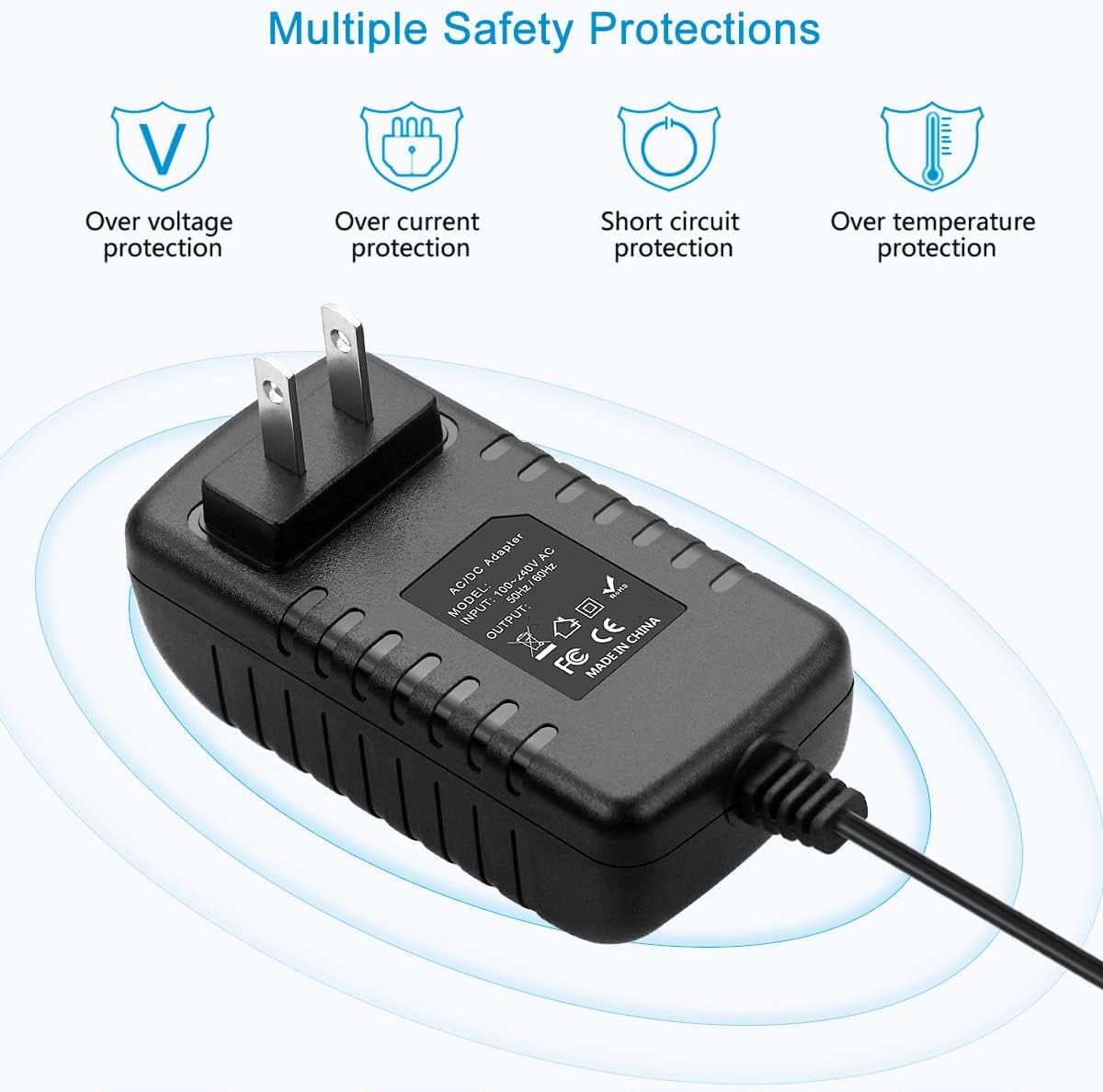 BestCH 5V 2A MBP41S AC Adapter Power Supply for Motorola Baby Monitor Camera Unit