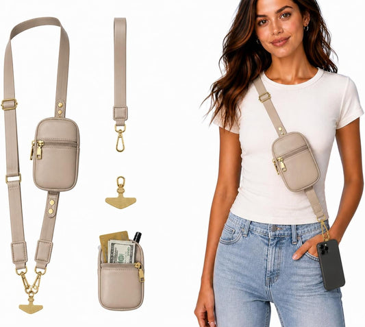 Borivilla Cell Phone Strap Crossbody Universal Phone Lanyard Adjustable Strap Compatible with Most Smartphones Aztech