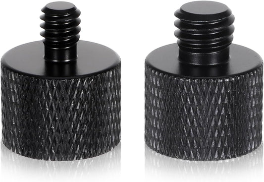 Xthrotsenk 2pcs 1/4 3/8 3/8 1/4 1/4 3/8 3/8 1/4 Set to & to Camera Tripod Adapter Tripod Screw Adapter Male to Female