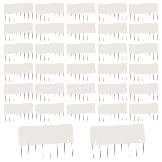 LAMXD 8 Pins Knit Blocking Pins Kit,Knit Blocking Combs – 32 Combs for Blocking Knitting, Crochet, Lace or Needlework Projects – for use with Blocking Mats for Knitting Mat…