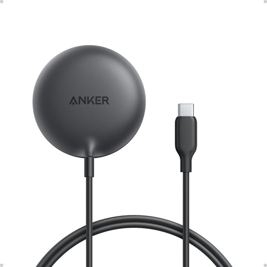 Anker Qi2 15W 17/16/15/14/13/12 Zolo Magnetic Wireless Charger, Certified MagSafe-Compatible Wireless Charging Pad