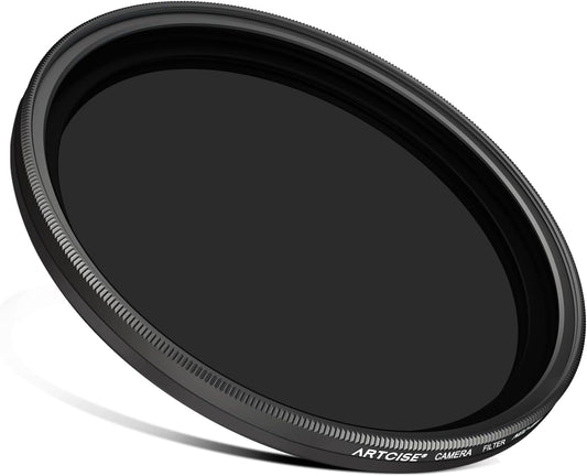 ARTCISE ND2-400 (82mm) Variable ND Filter HD Optical Glass, Anti-Glare, Ultra-Thin Frame, Precision Threads, Adjustable
