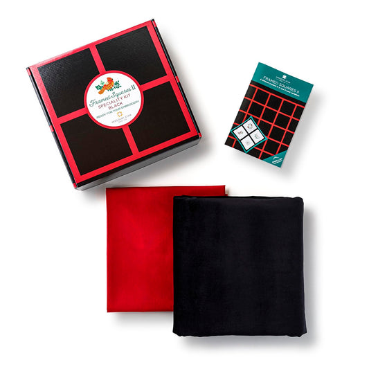 Missouri Star Framed Squares Specialty Black Fabric Kit – Precut Quilting Fabric for Patchwork, Sewing & Quilt Projects