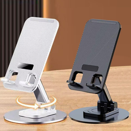 ANRACHEL 2 Pack,Angle Cell Phone Stand Height Adjustable Cell Phone Holder for Desk,Foldable Desktop Phone Holder