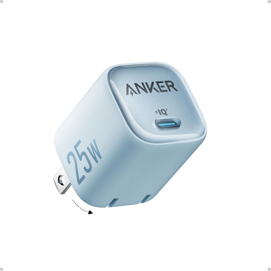 Anker 25W S24/Z 17/16 USB C Charger Block, Compact and Foldable, Supports PPS Fast Charging for Galaxy Fold/Z Flip/Tab