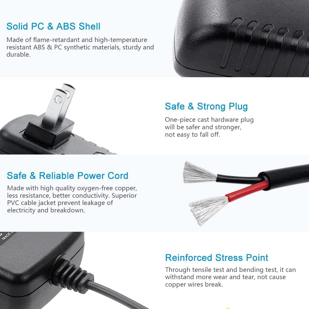 BestCH G-100B G-100 BG100 Global AC/DC Adapter Compatible with G-Project G-GO Portable Outdoor Water-Resistant Wireless